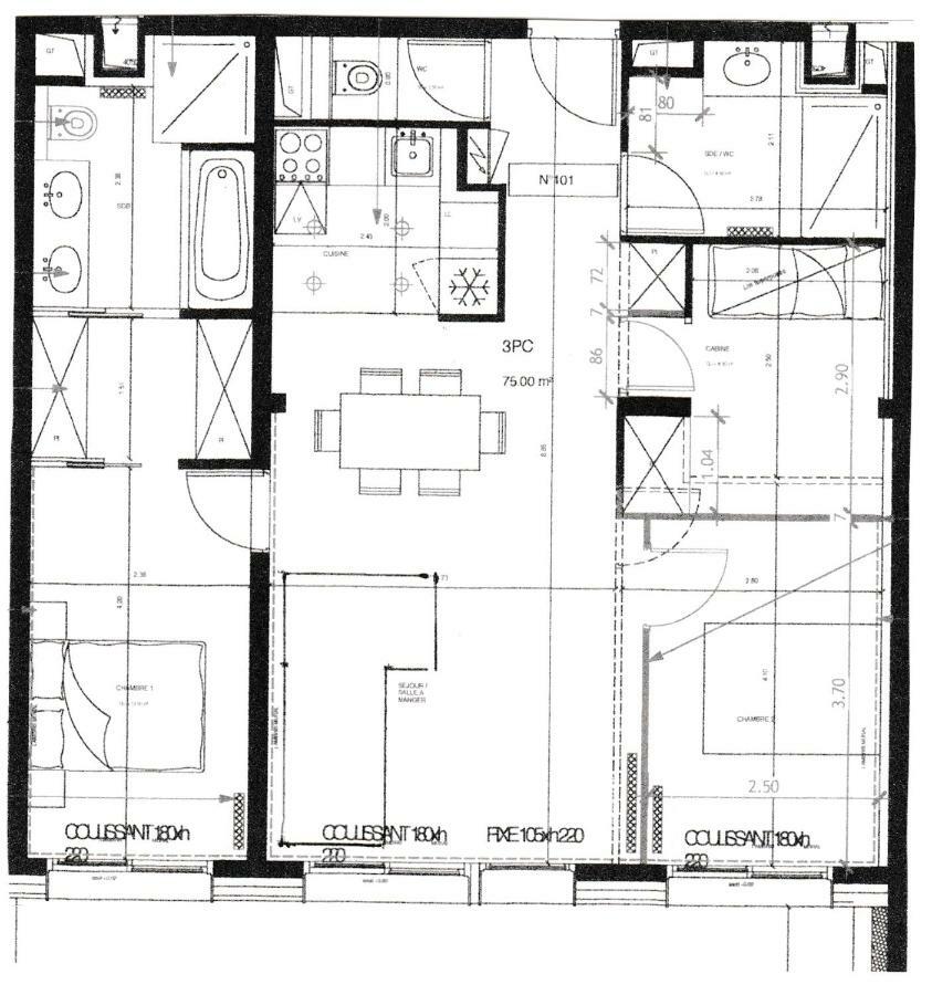 La Suite Appt 101 Méribel Esterno foto